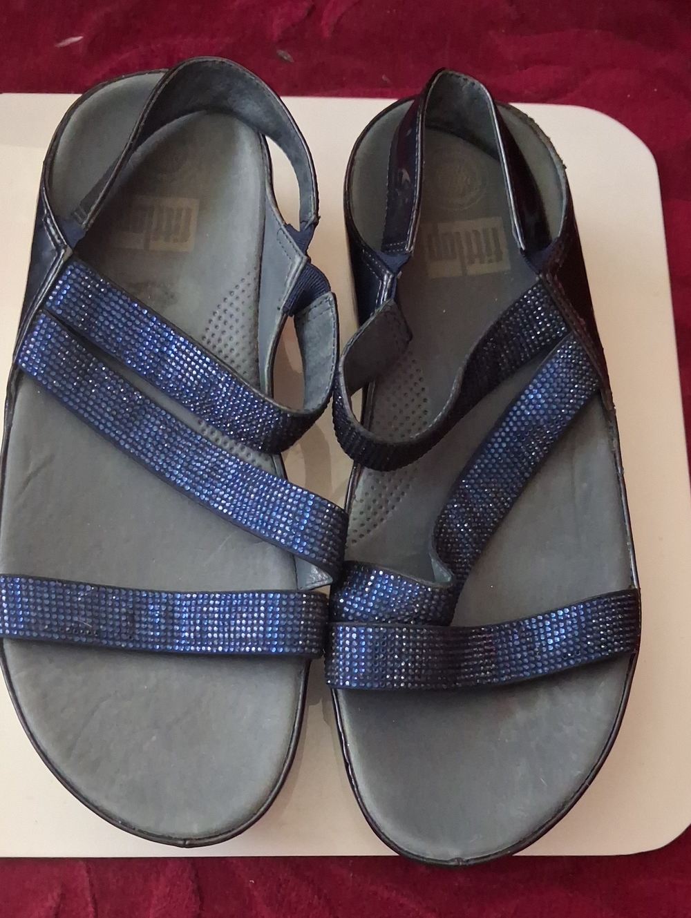 Fitflop Blue Sparkle Sandal